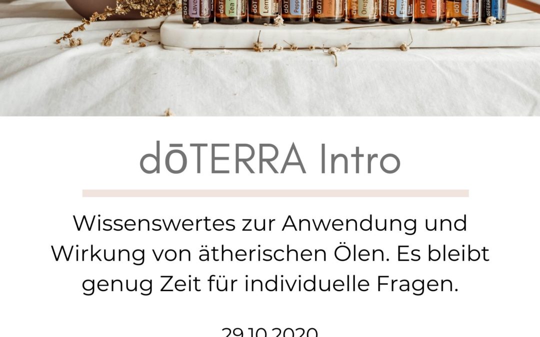 29.10.2020 – doTERRA Intro