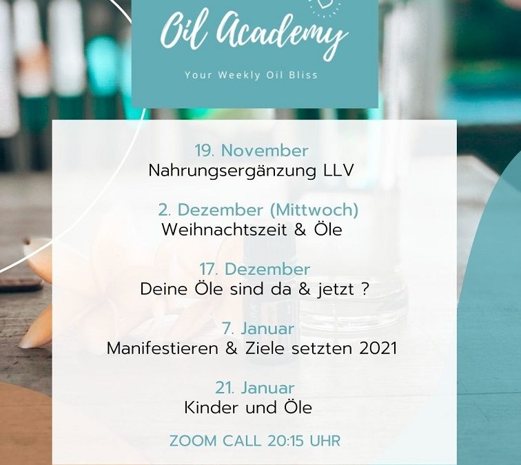 Online Webinare – Oil Academy