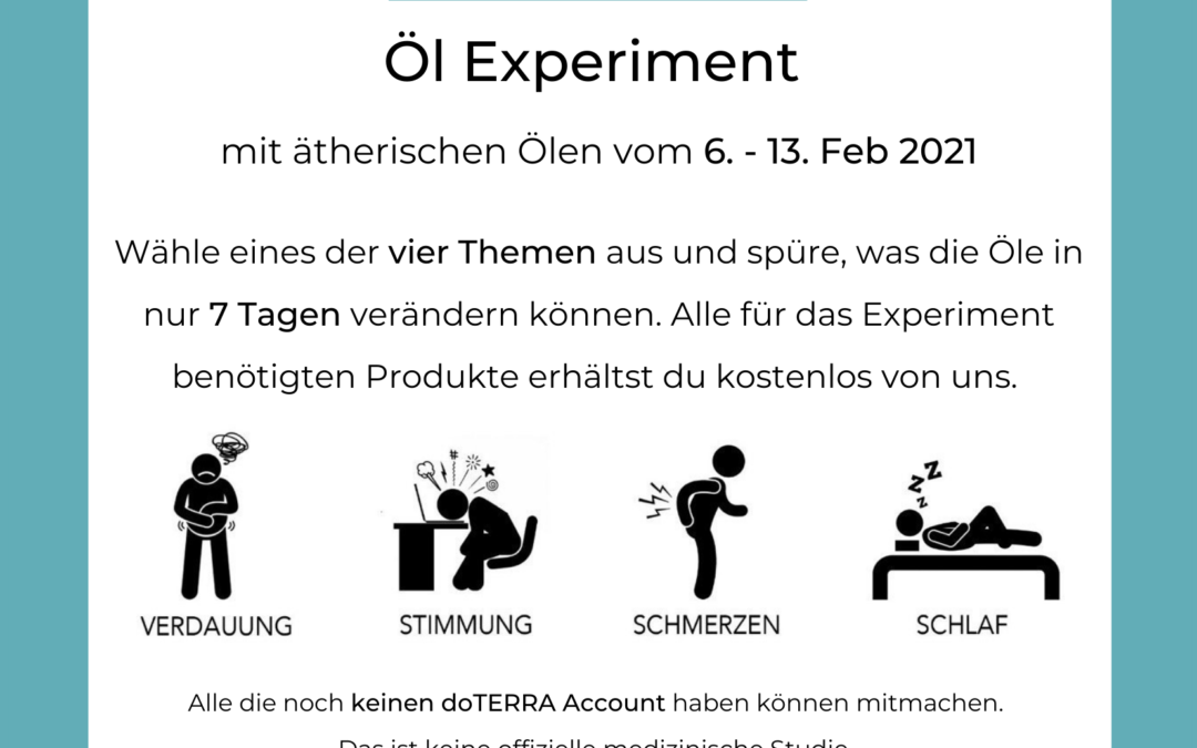 Öl Experiment Februar 2021